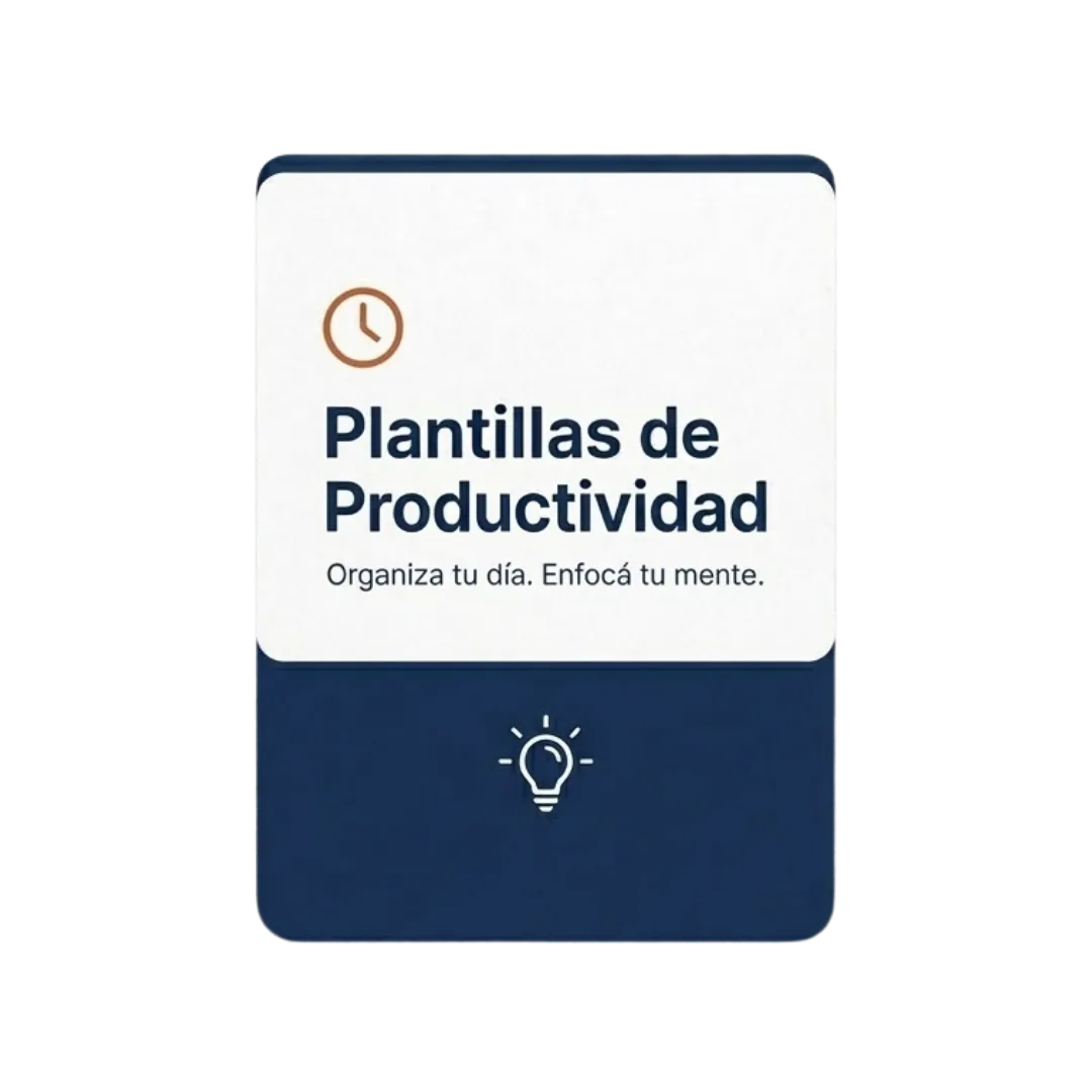 Plantillas de Productividad de REGALO